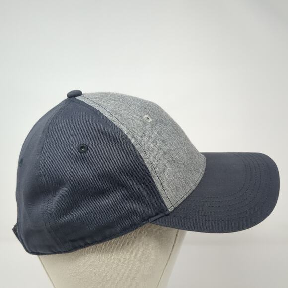 TK Roping Strapback Hat Gray One Size Embroidered Colorblock Sport-Tek - Picture 4 of 8